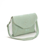 Cork Crossbody Bag - Caribbean Green
